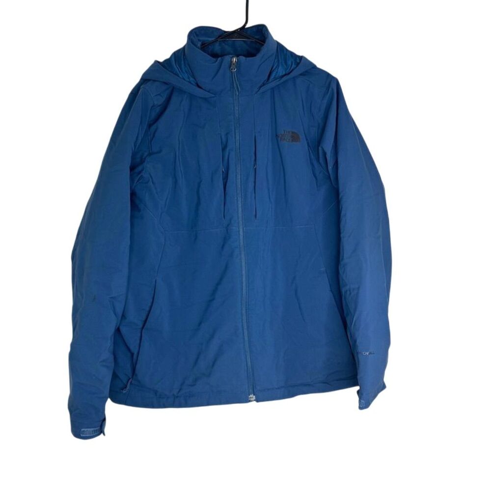 The North Face Men’s Large Blue WindWall Hooded Windbreaker Jacket Hooded